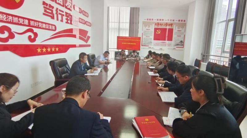 深化以案为鉴 严守廉洁纪律&mdash;&mdash;朝物开投公司党支部召开党员干部警示教育大会