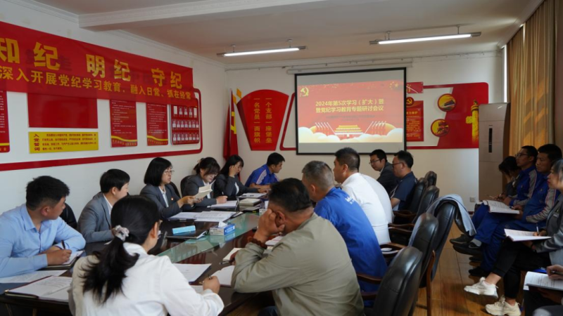 物产汽贸公司党支部召开2024年第五次学习（扩大）会暨&ldquo;知敬畏、存戒惧、守底线&rdquo;专题研讨会议