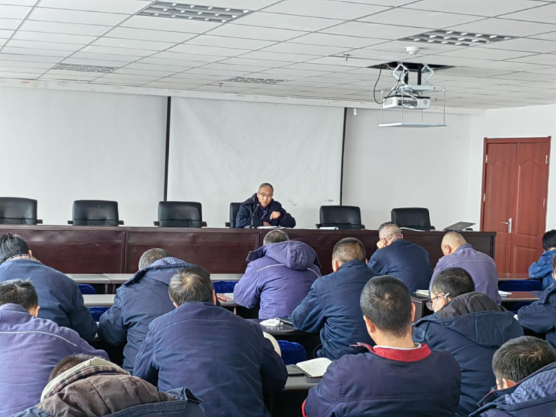 风劲帆满图新志 手心聚力干劲足&mdash;&mdash;物产工投公司召开节后收心会