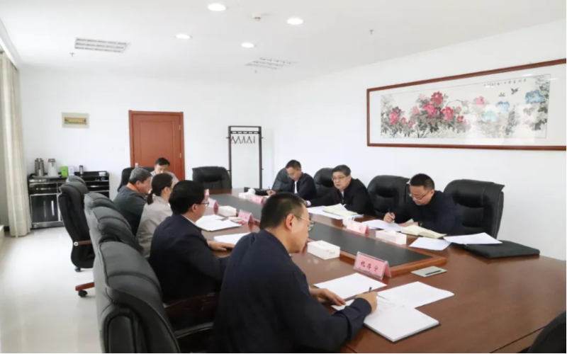 深入贯彻中央八项规定精神学习教育省国资委党委督导组指导督导物产集团见面会召开