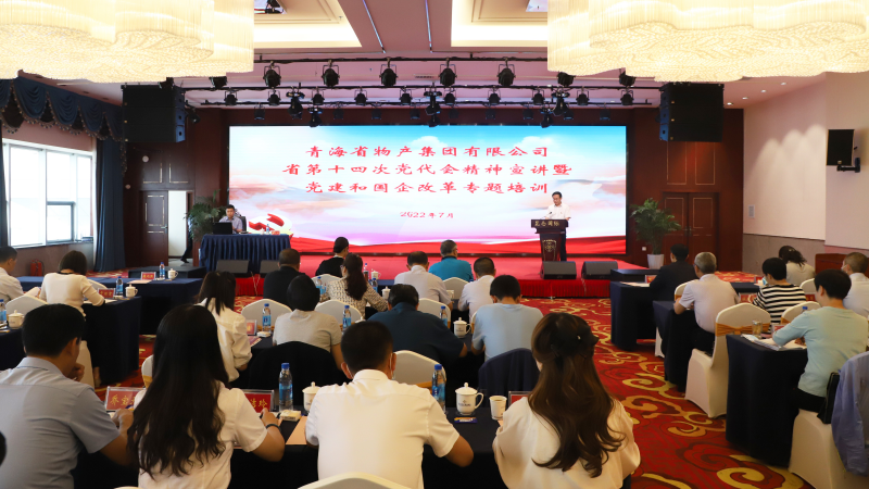 yl7703永利集团举办省十四次党代会精神宣讲暨党建和国企改革专题培训