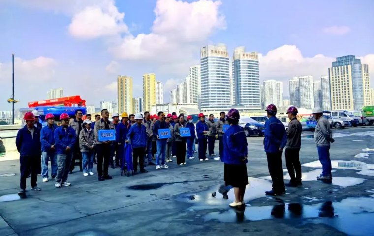 朝开公司与配送公司联合开展专项灭火应急演练