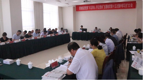 yl7703永利集团党委召开&ldquo;不忘初心、牢记使命&rdquo;主题教育第十五次集中学习（扩大）会